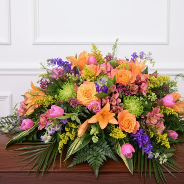 Spring Casket Cover
