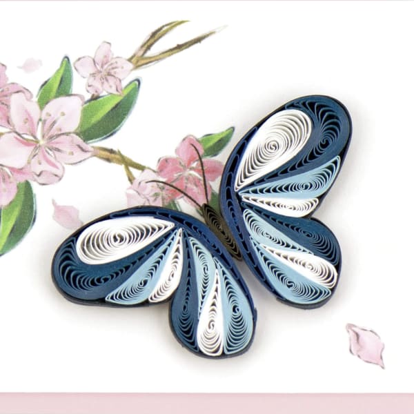 Blue Butterfly Mini Card