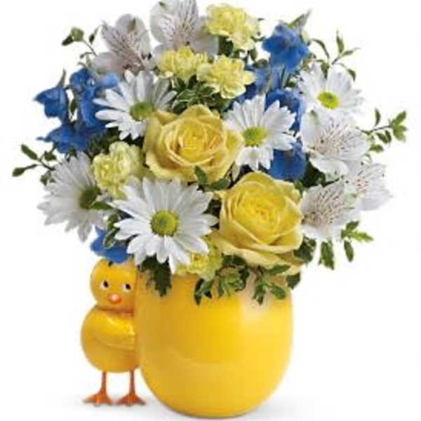 Sweet Peep Bouquet - Baby Blue