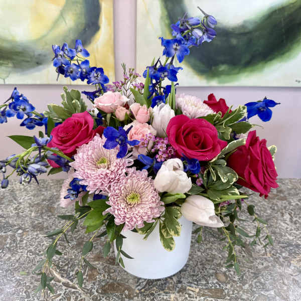 Blush and Blue