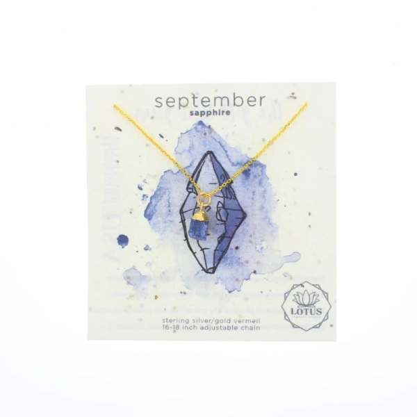 September Birthstone Necklace
