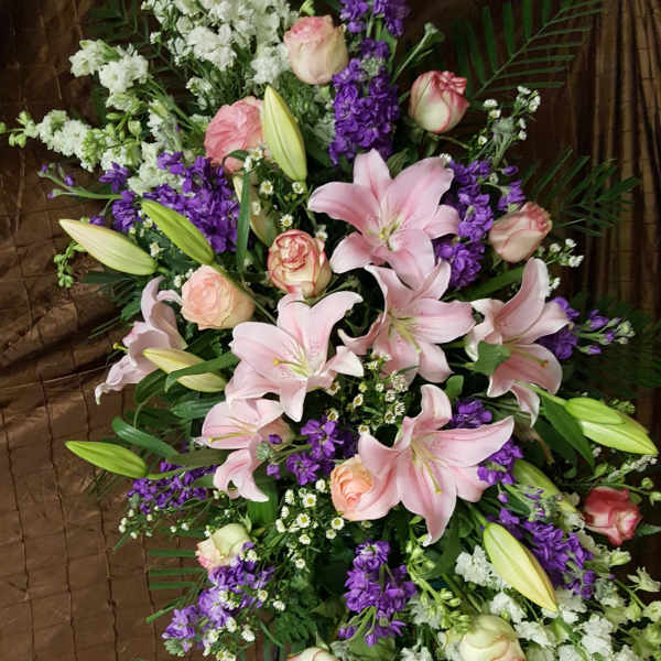 pink and lavender spray