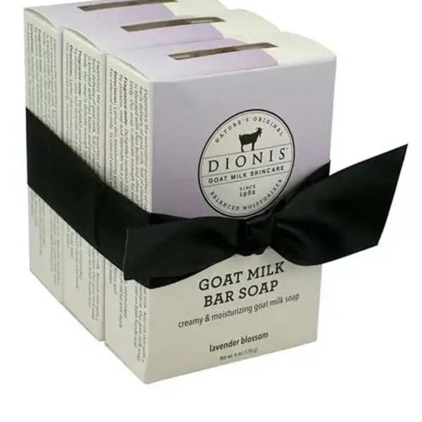 Dionis Lavender Blossom Goat Milk Bar Soap Pack of 3