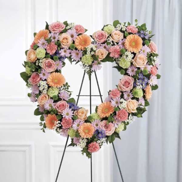 Pastel Open Heart