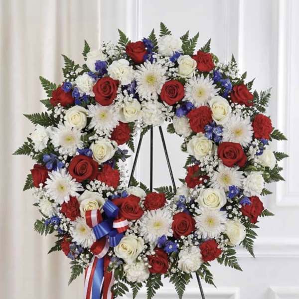 Red, White & Blue Wreath