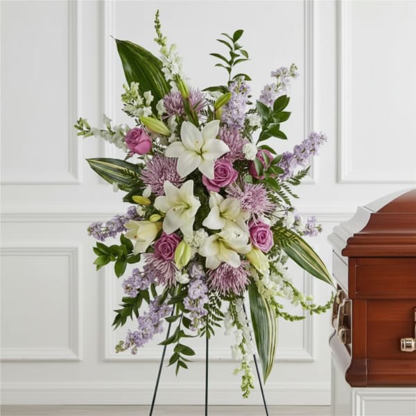 Grateful Hearts Standing Spray