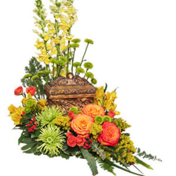 Harvest Memorial Urn Arrangement