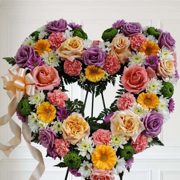 Pastel Open Heart