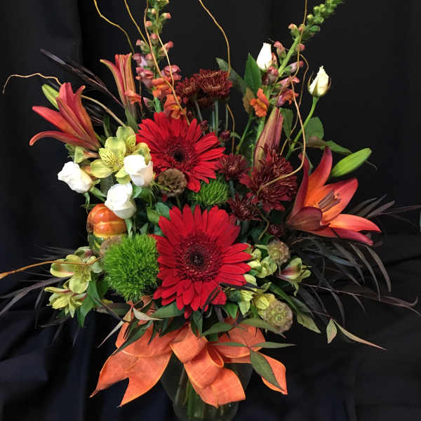 Autumn Colorful mixed vase