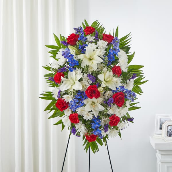 Cherished Service Standing Spray