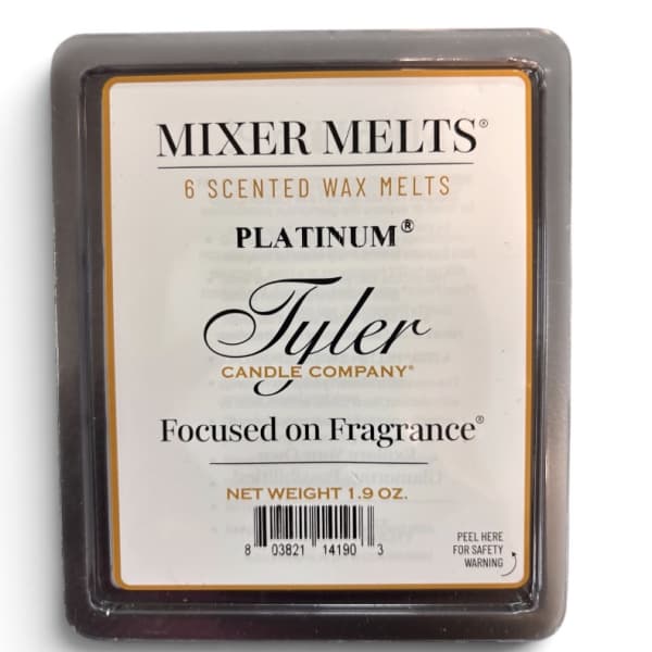 Pack of Tyler Candle Company scented wax melts in a plastic case