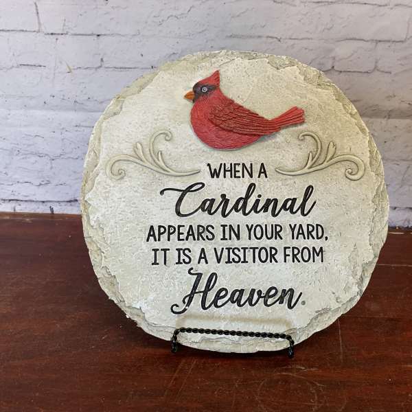 When a cardinal plaque (round)