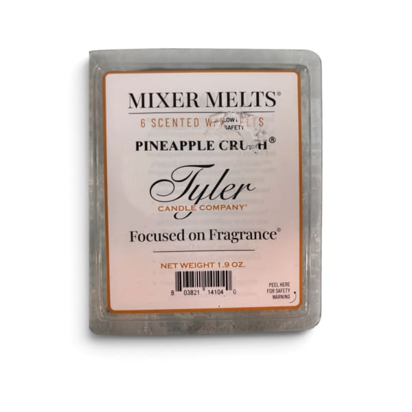 Pack of pineapple-crush scented wax melts in a plastic tray