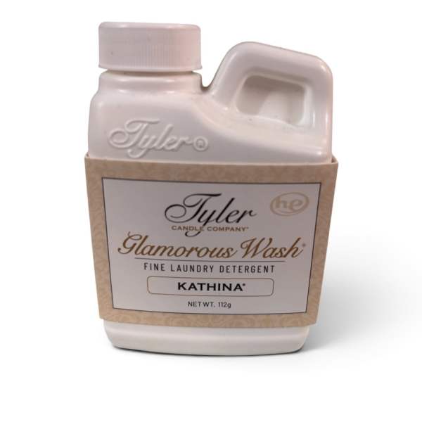 Bottle of Tyler Glamorous Wash fine laundry detergent