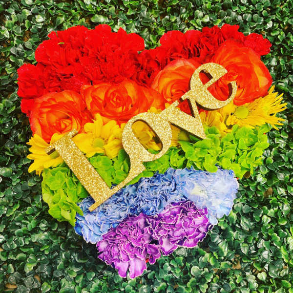 Rainbow Heart PLA17