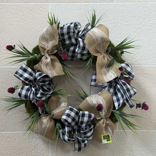 Grass Bow Wreath