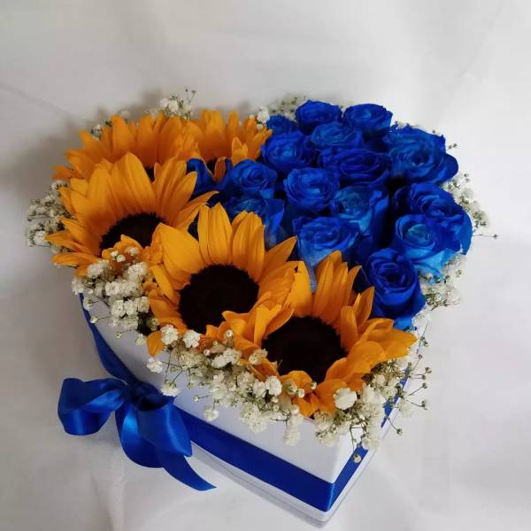 Sun&blue Heart