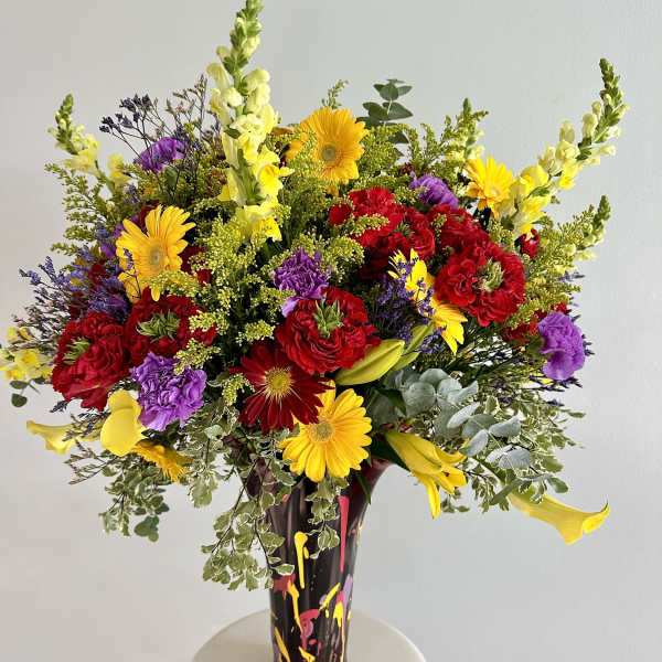 Vibrant Garden Vase