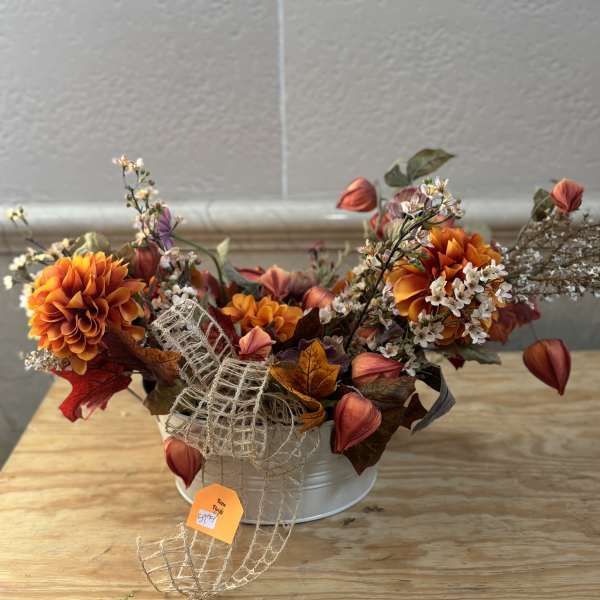 Fall Artificial Bucket