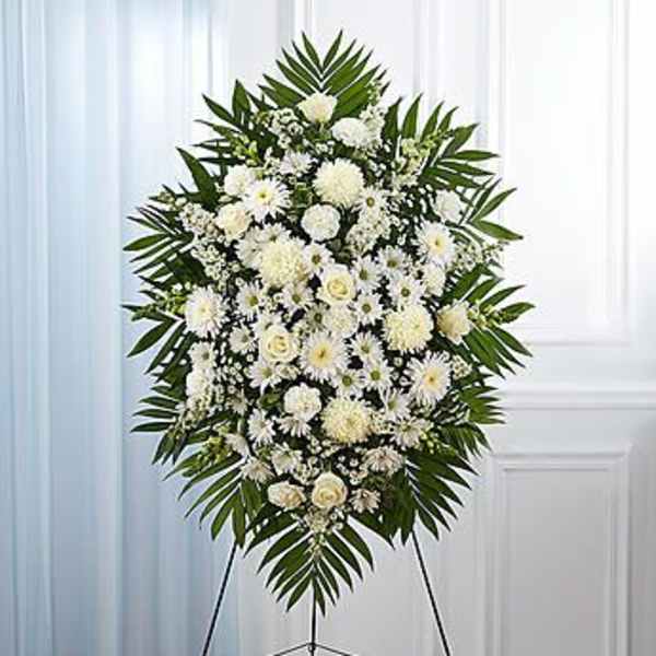 Funeral Spray White