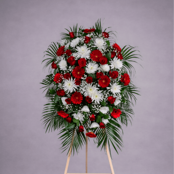 Endless Love Standing Funeral Spray