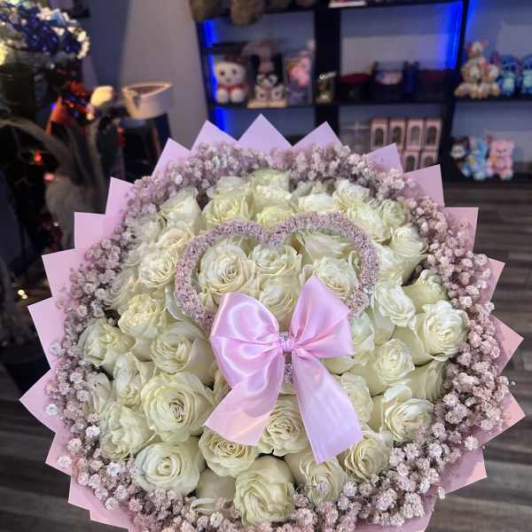 pink bowl roses