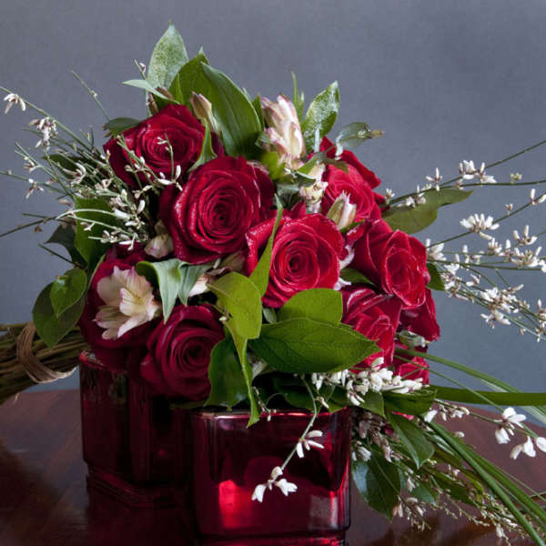 Doz Roses WRAPPED