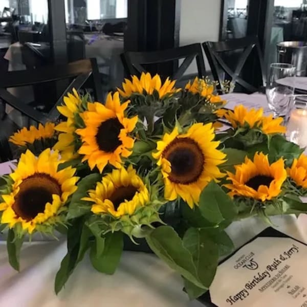 Sunflowers in the morning