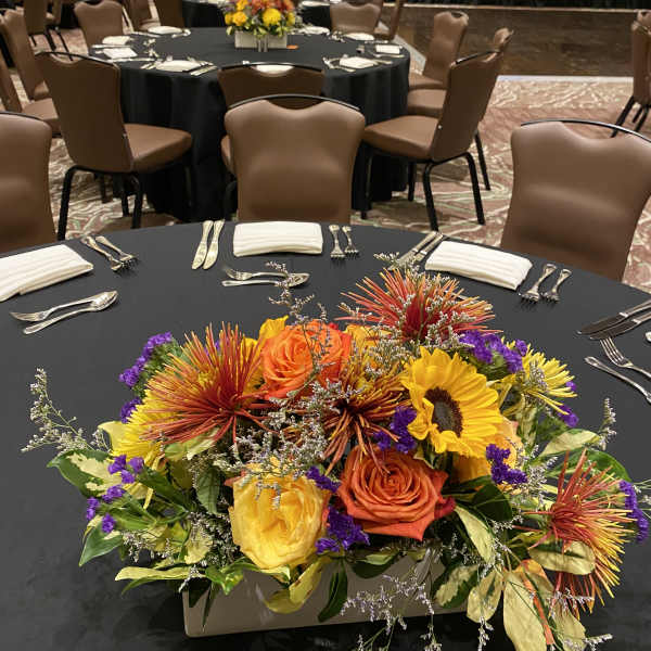 Centerpiece for Dinner & Dance Party at Hard Rock Hotel & Casino