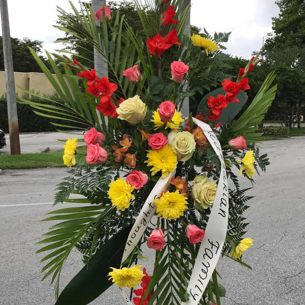 Colorful stand