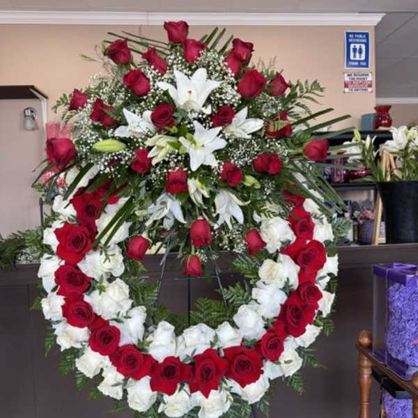 Sympathy Rose Wreath