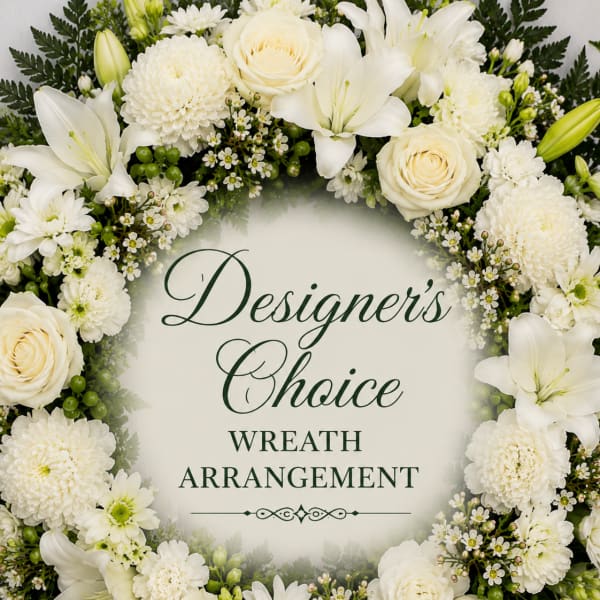 Sacred White Tribute Wreath