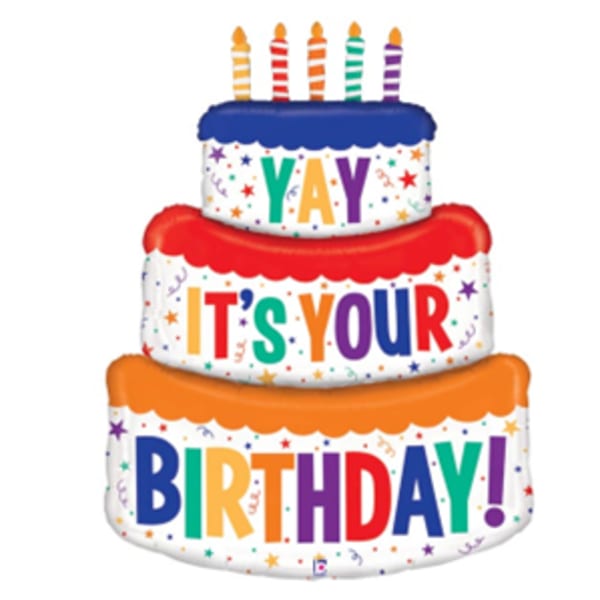 48" It's Your birthday Cake Mylar