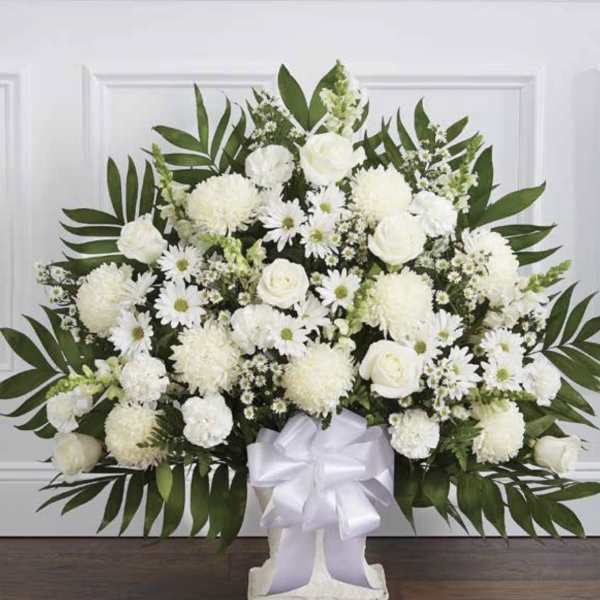 White Pedestal Arrangement