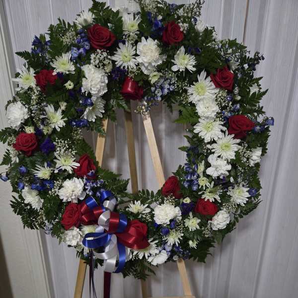 Red,white and blue
