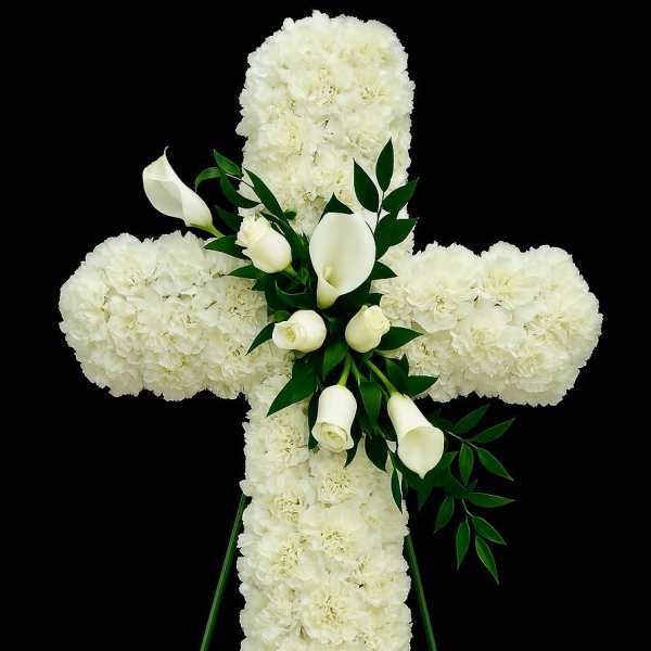 White Devotion Cross