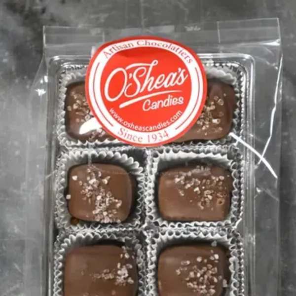 Sea Salt Carmel Milk Chocolates 6pk