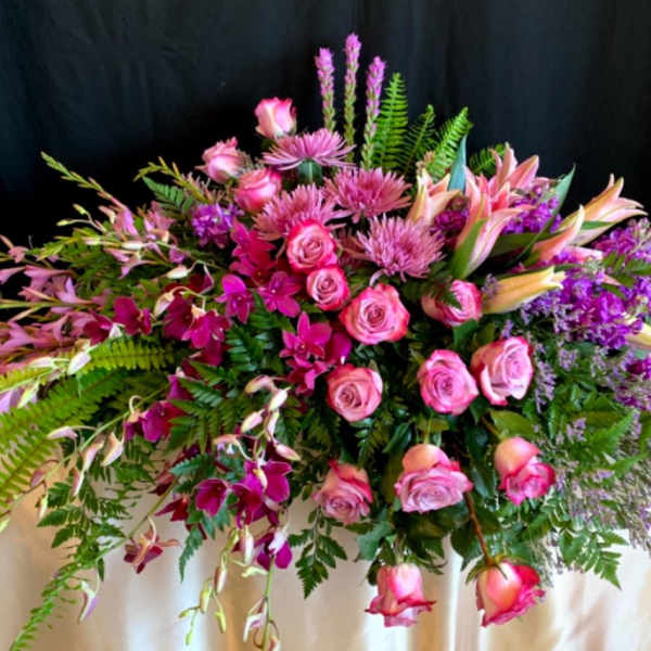Heavenly Orchid Casket