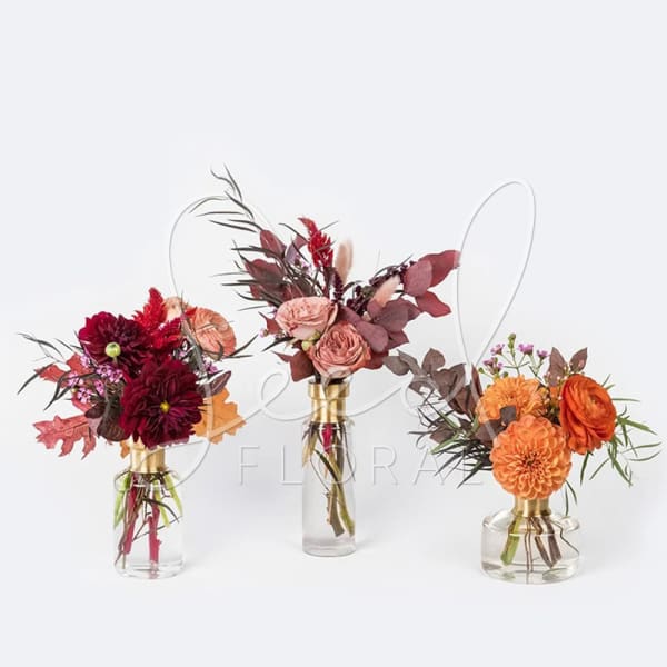 Fall Bud Vases