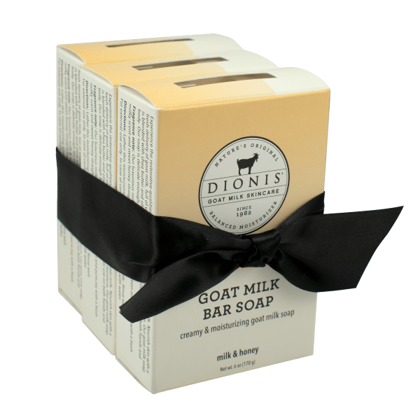 Dionis Milk & Honey Goat Milk Bar Soap Pack of 3