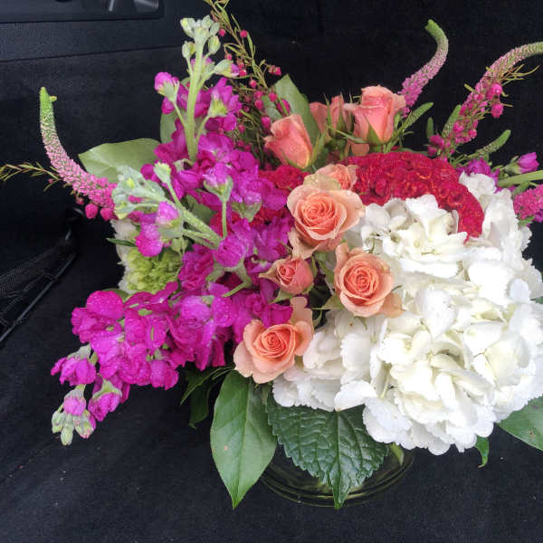 Floral Stock, Spray Roses, Hydrangeas