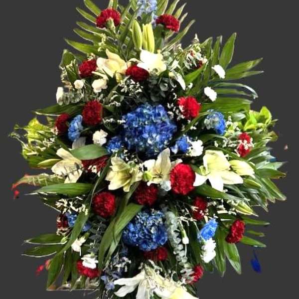 #A047 - Stars & Stripes Standing Spray