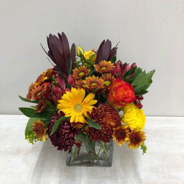 Fall In A Cube Bouquet