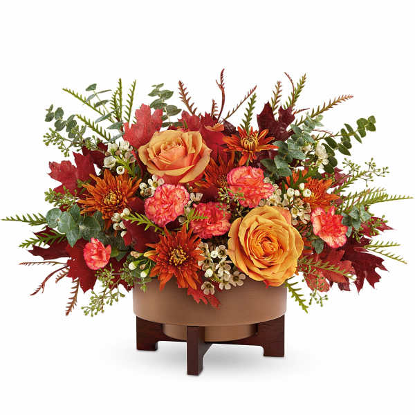 Modern Copper Centerpiece