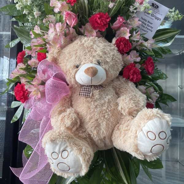 Teddy Bear Standing Spray