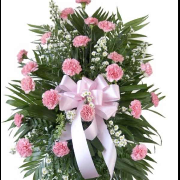 All Carnation Standing Spray