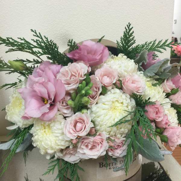 Clouds of Pink and White