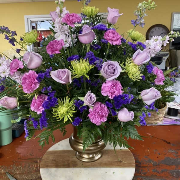 Pristine Purple Urn