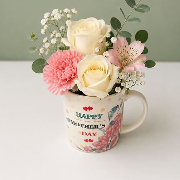 Mother's Day Cup Arrangement