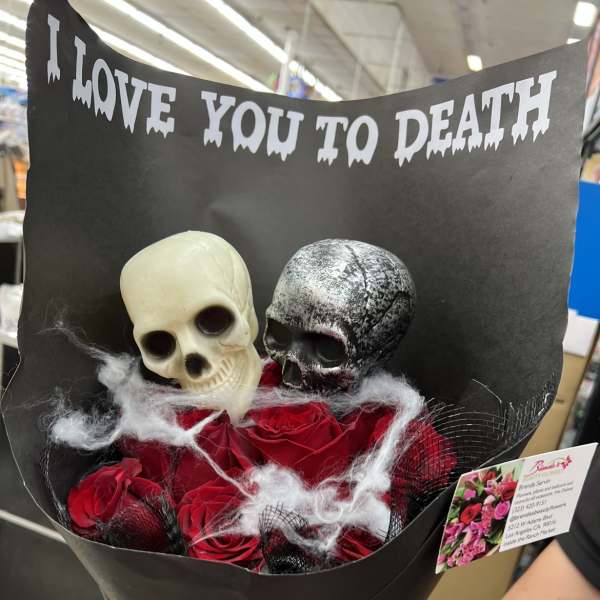 I love you to death bouquet